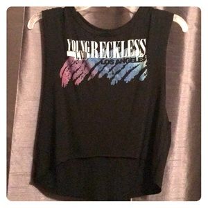 Young and reckless Crop top